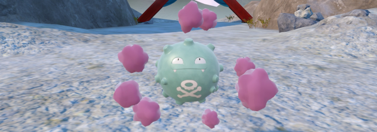 The ultimate guide on shiny hunting Koffing in the Teal Mask DLC.