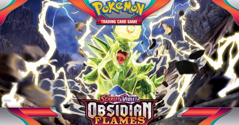 Pokémon TCG: Scarlet & Violet—Obsidian Flames key art