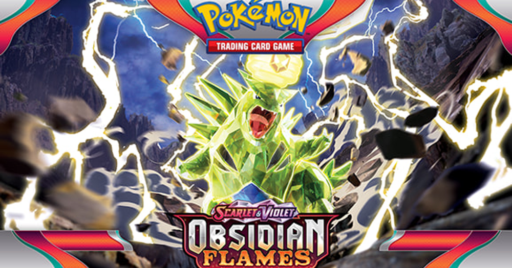 Pokémon TCG: Scarlet & Violet—Obsidian Flames key art