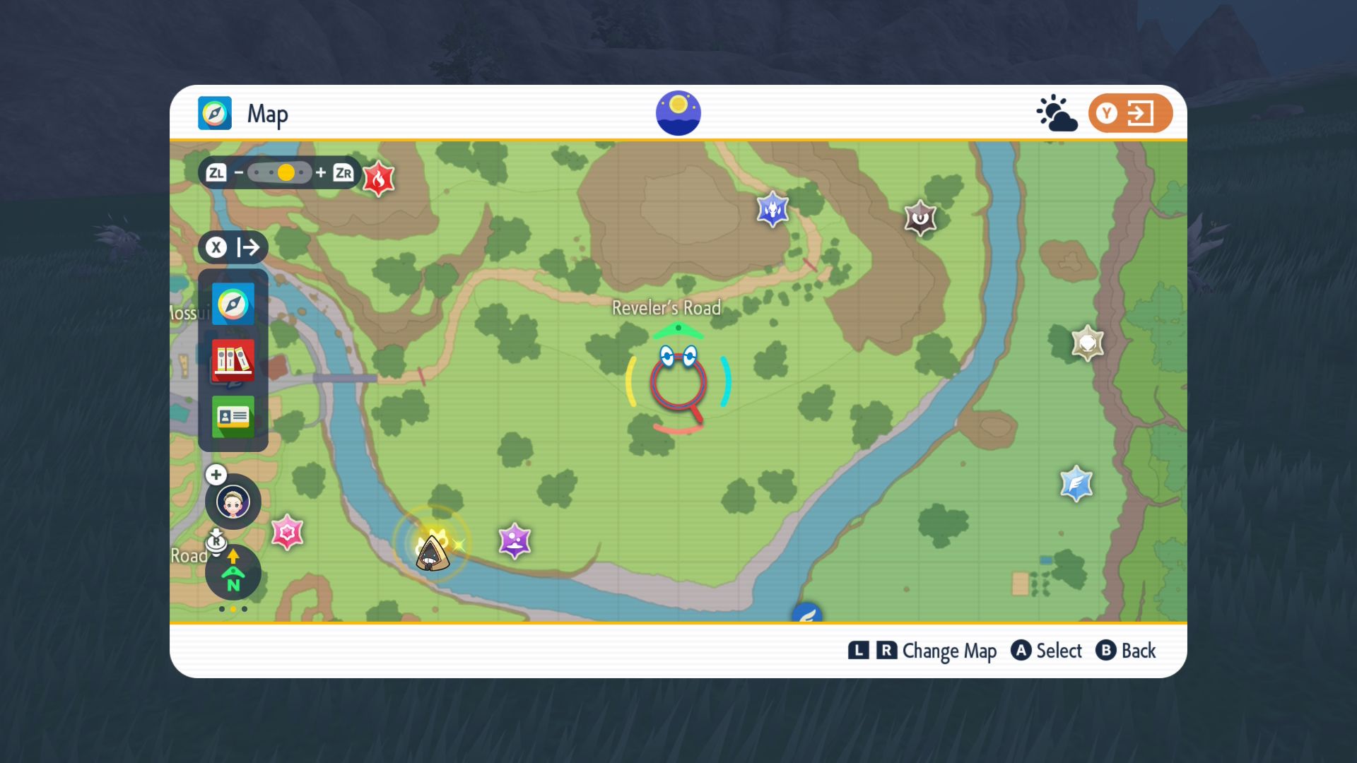 Map of Reveler's Road