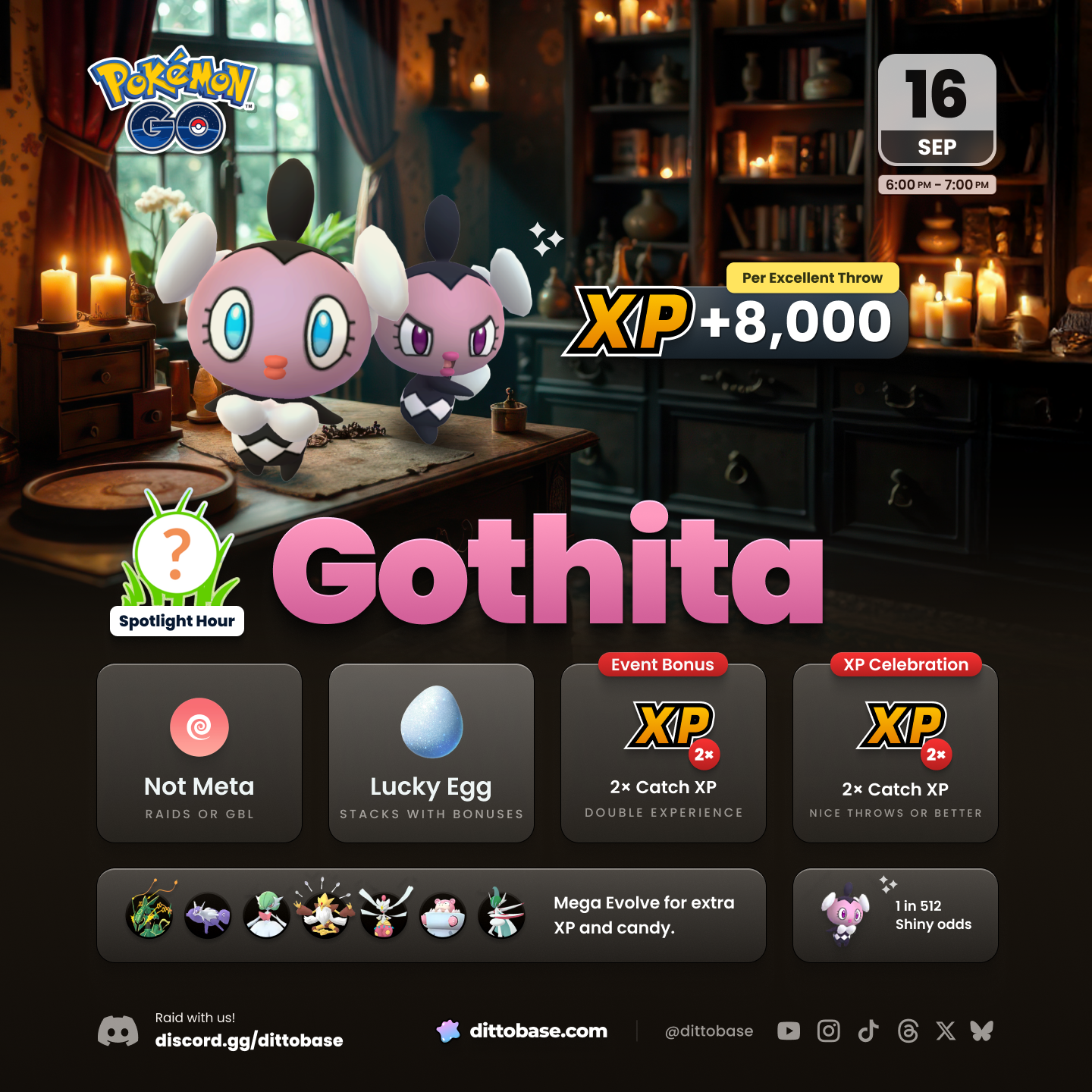 Gothia Spotlight Hour will take place on Tuesday, September 16th, from 6:00 to 7:00 pm local time.