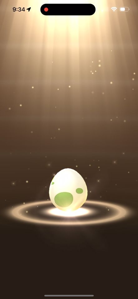 A 2 km egg hatching in Pokémon GO