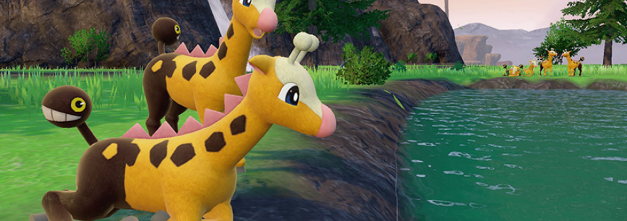 Girafarig is appearing in Mass Outbreaks in Pokémon Scarlet & Violet!