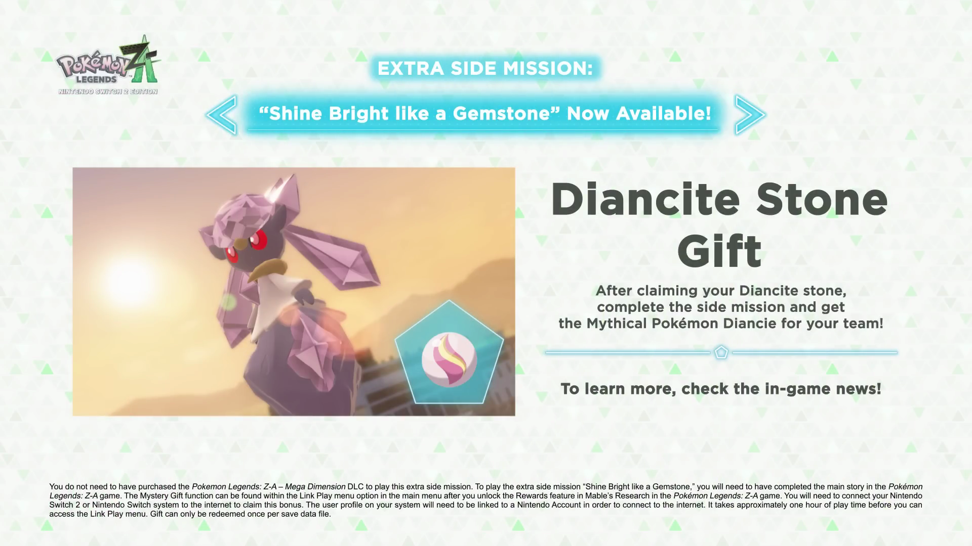 Claim a free Diancite Stone