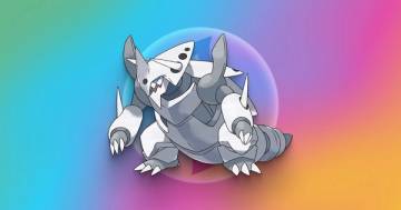 Mega Aggron in Mega Raids event artwork — Pokémon GO