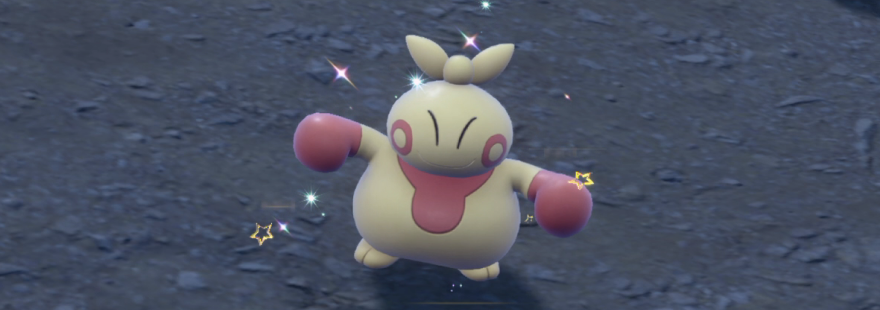 The Ultimate guide for shiny hunting Makuhita in Pokémon Scarlet & Violet, including the best location and sandwich recipes!