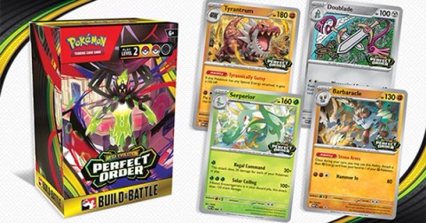 Mega Evolution—Perfect Order Build & Battle Box and promo cards