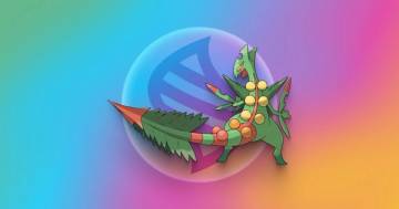 Mega Sceptile in Mega Raids event artwork — Pokémon GO