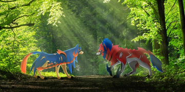 Zacian in 5-Star Raids event artwork — Pokémon GO