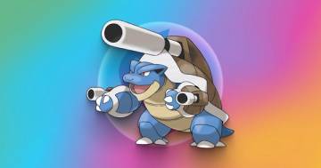 Mega Blastoise in Mega Raids event artwork — Pokémon GO