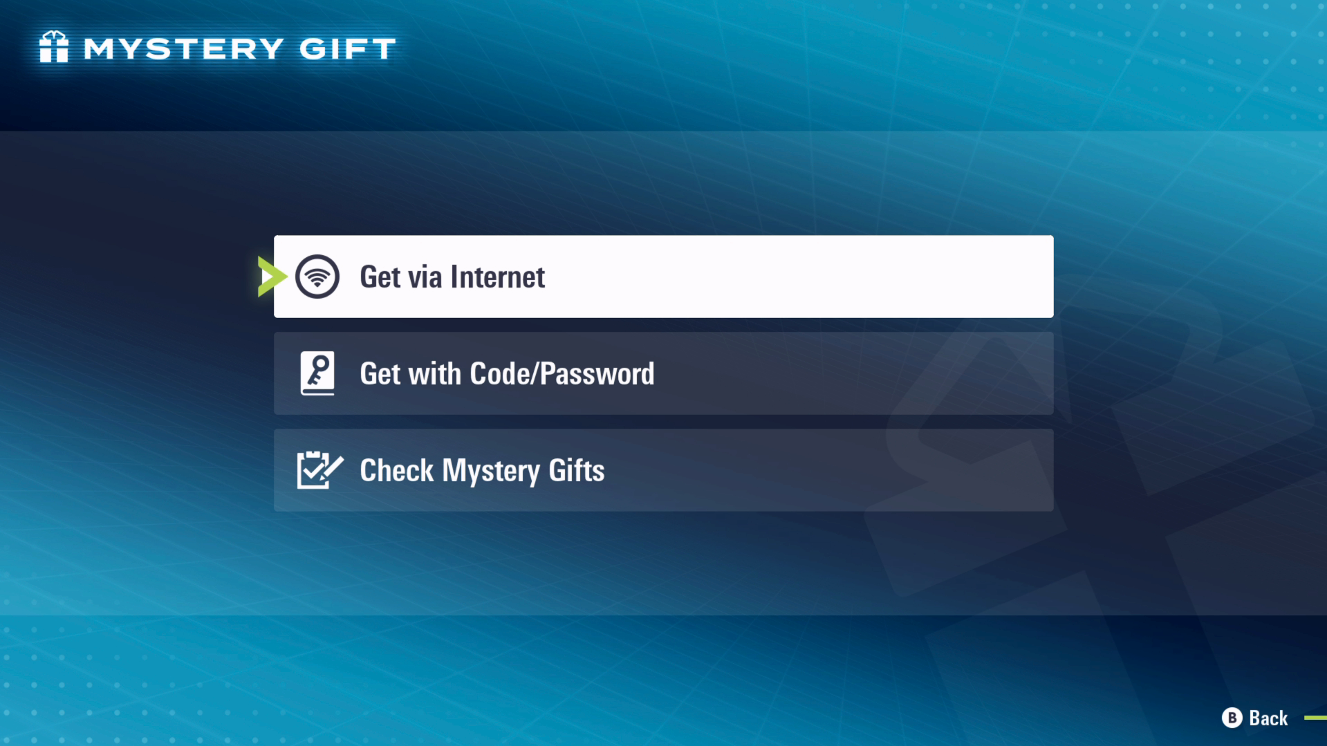 Get via Internet