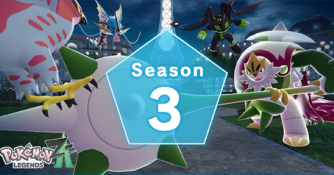 Ranked Battle Season 3 in Pokémon Legends Z-A