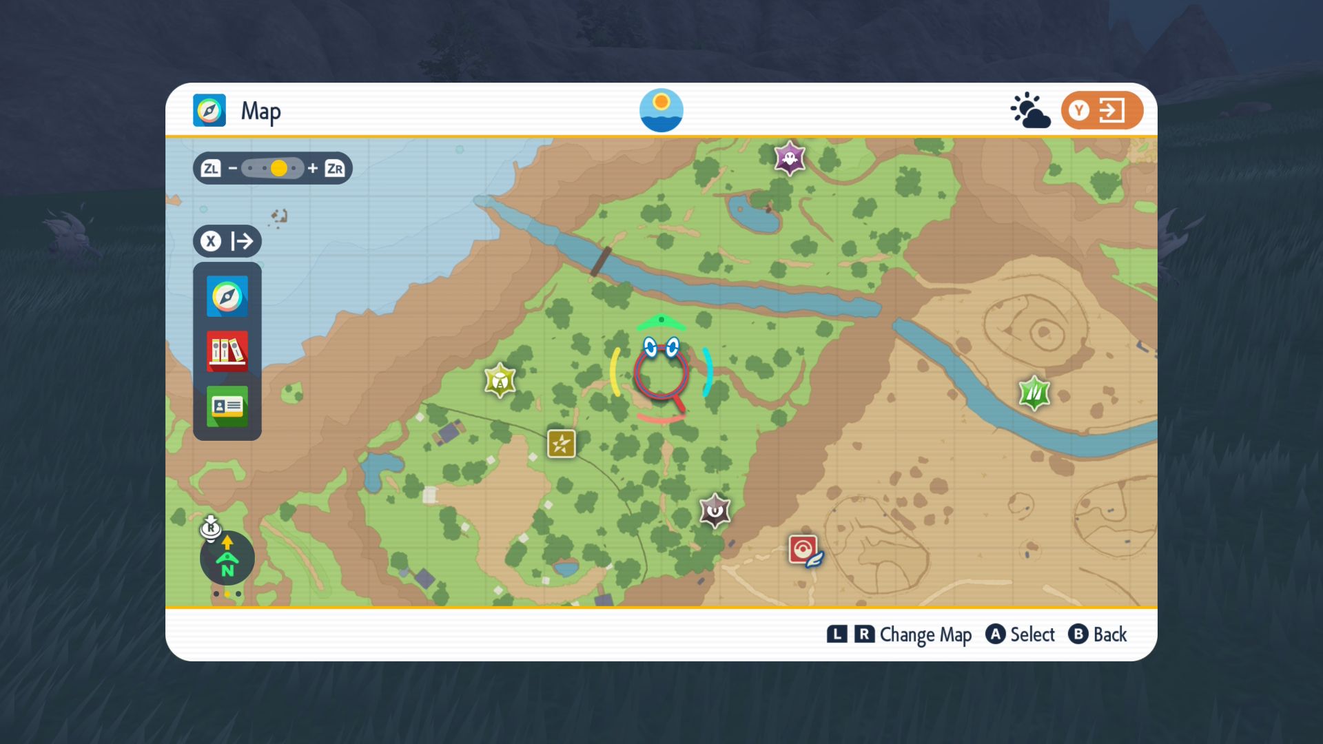 Map of Tagtree Thicket