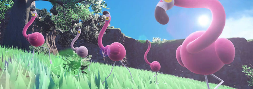 Flamigo is appearing in Mass Outbreaks in Pokémon Scarlet & Violet!