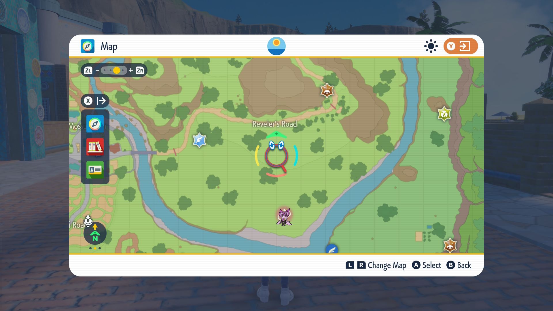 Map of Reveler's Road