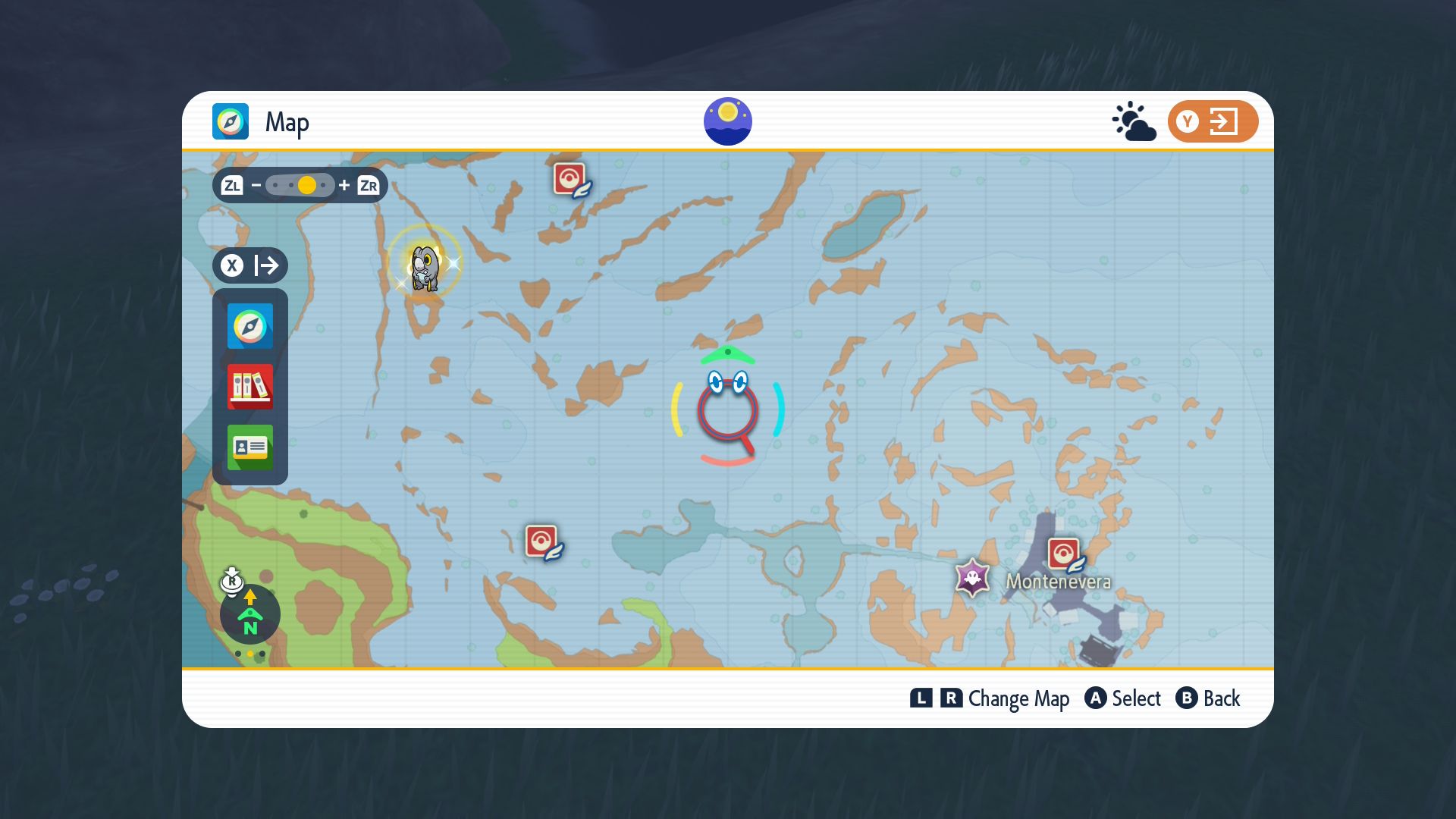 Map of Glaseado Mountain