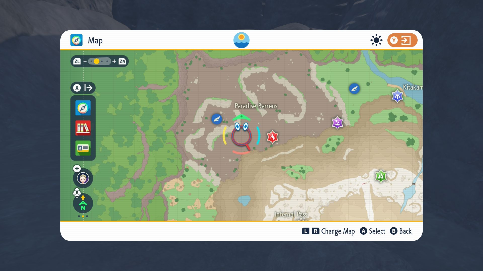 Map of Paradise Barrens