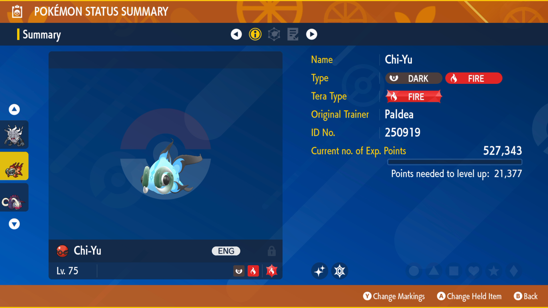 Chi-Yu Summary