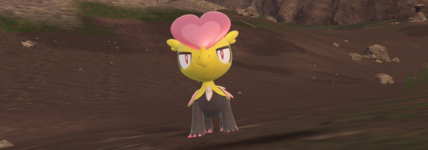 How to shiny hunt Jangmo-o in the Pokémon Scarlet & Violet Teal Mask DLC.