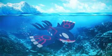 Kyogre in 5-Star Raids event artwork — Pokémon GO