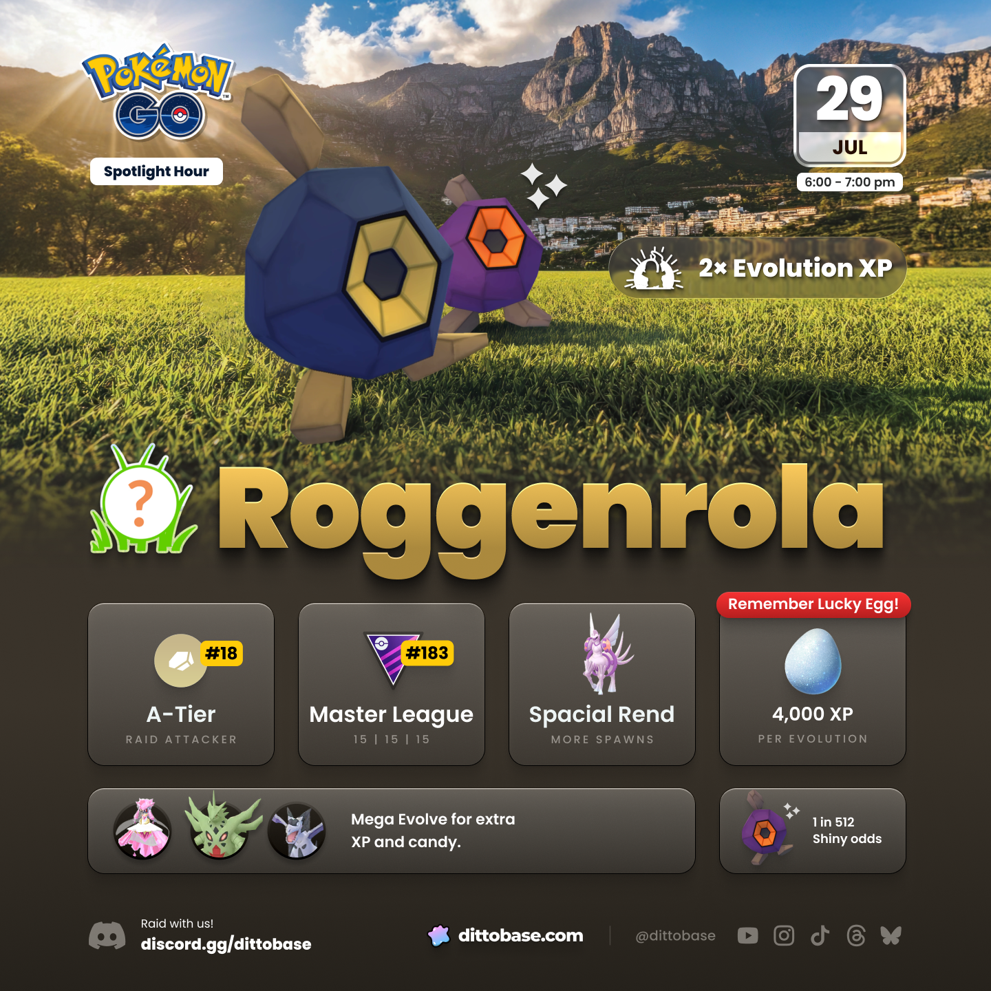 Roggenrola Spotlight Hour