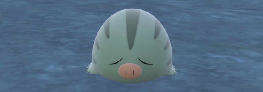 A guide on shiny hunting Swinub in the Pokémon Scarlet & Violet Teal Mask DLC, including the best location and sandwich recipes.
