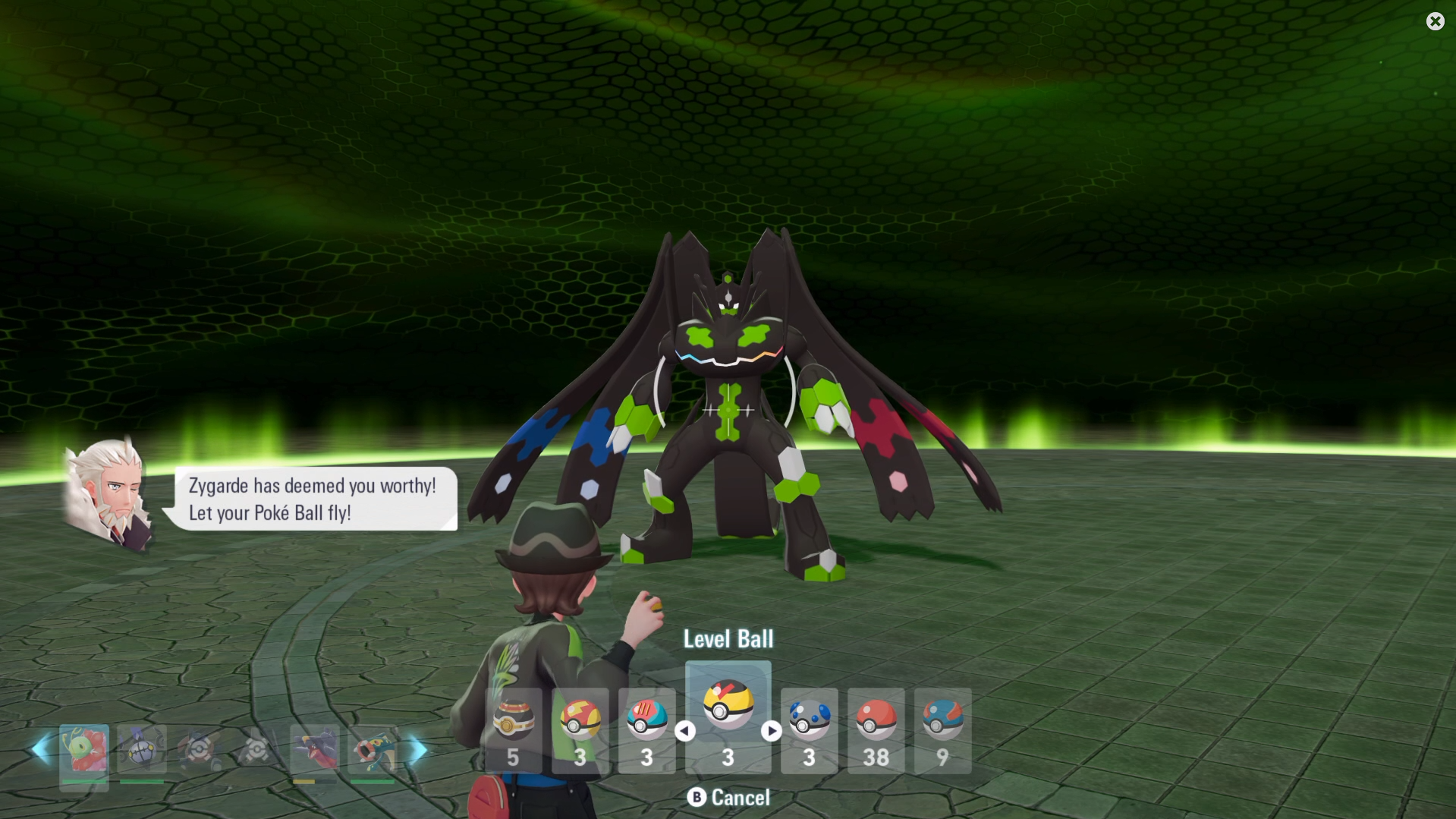 Catching Zygarde