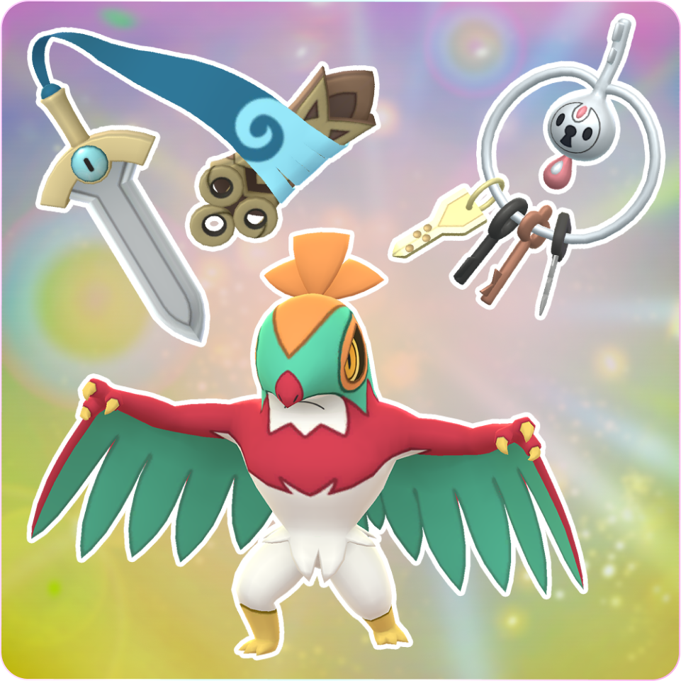 Honedge, Hawlucha, and Klefki