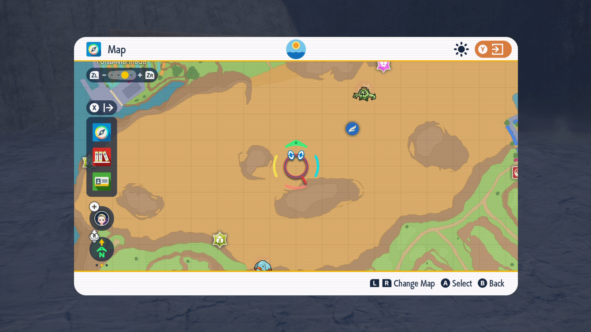 Map of Asado Desert
