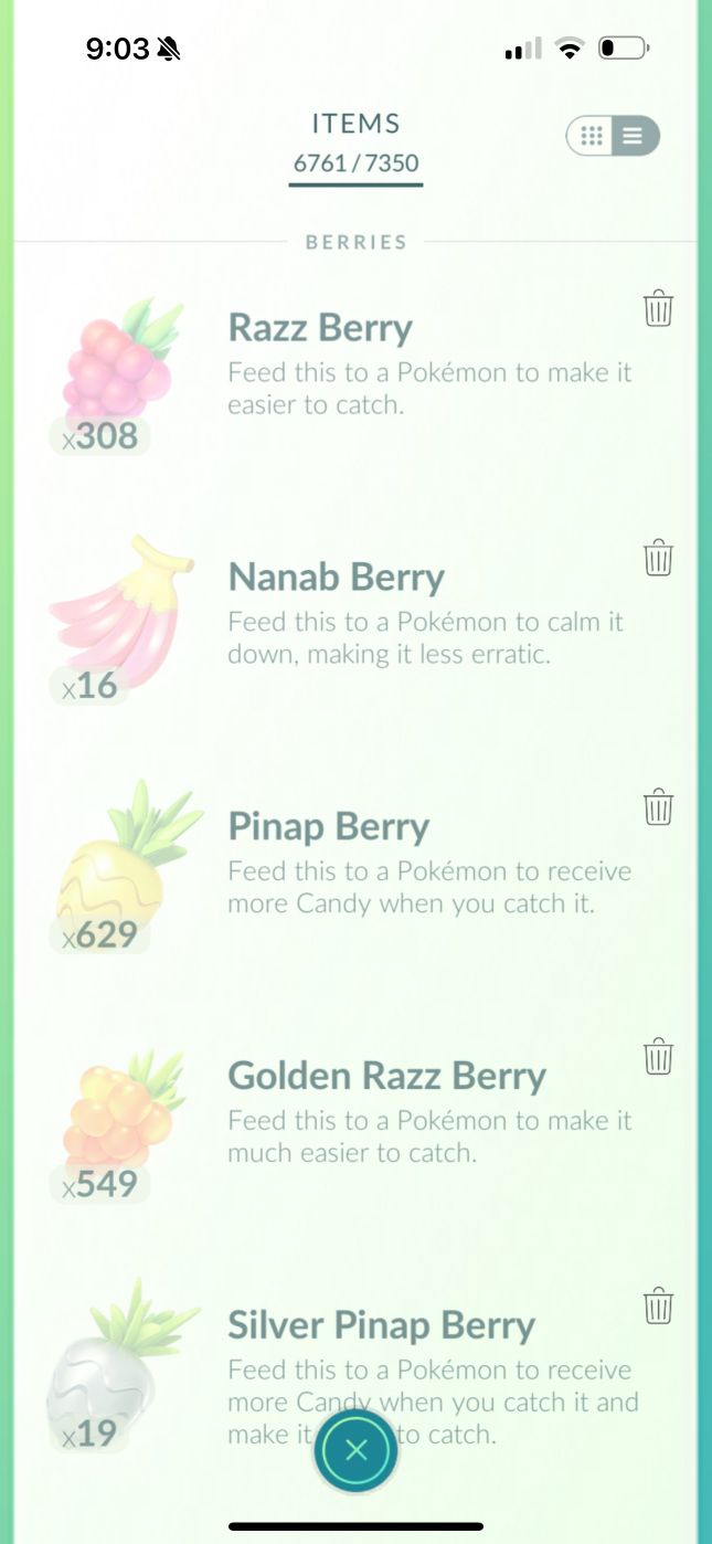 Nanab Berry inventory