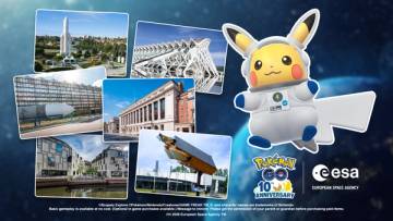 European Space Agency and Pokémon GO event artwork — Pokémon GO
