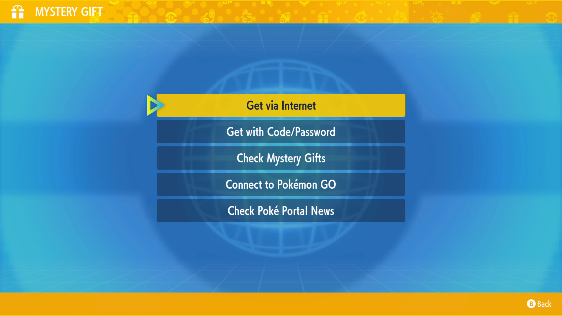 Get via Internet