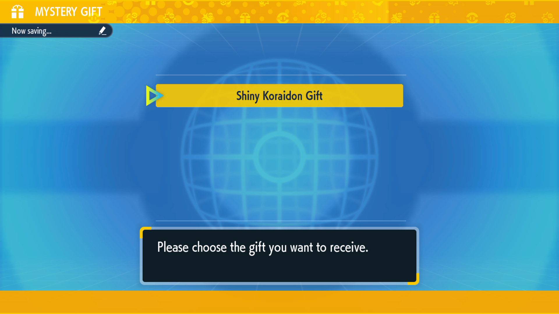 Shiny Koraidon Gift