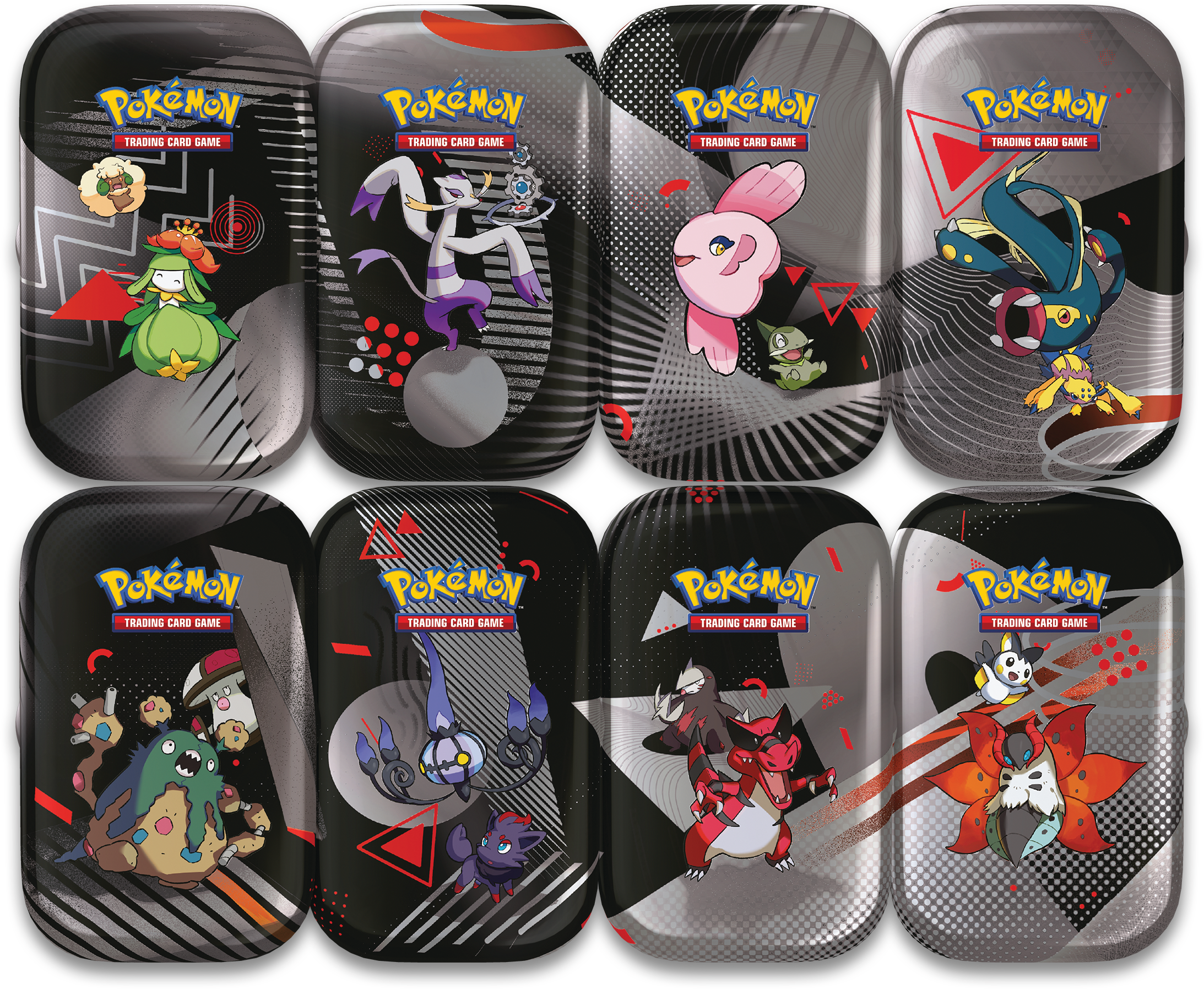 Pokémon TCG Black Bolt and White Flare Mini Tins Product Image