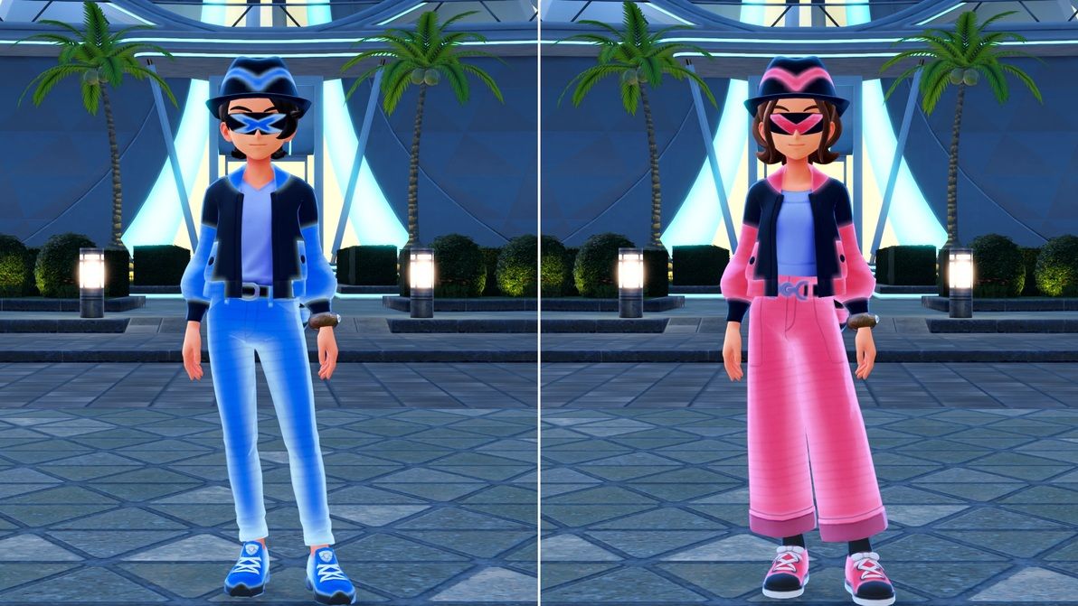 Pokémon Legends: Z-A Holo X and Holo Y Apparel Set.