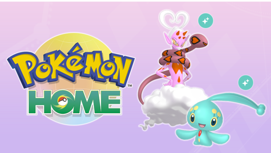 The shiny versions of the legendary genie Enamorus and the mythical seafarer Manaphy are now available as mystery gifts in Pokémon HOME as part of a series of Pokédex completion rewards.