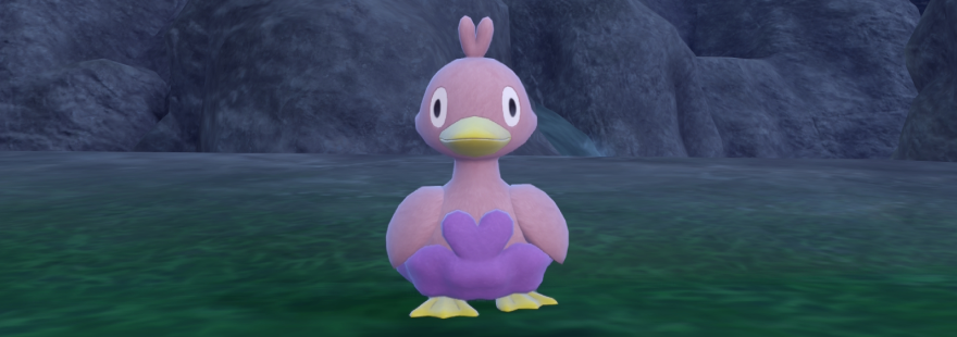 The ultimate guide on shiny hunting Ducklett in the Pokémon Scarlet & Violet Teal Mask DLC.