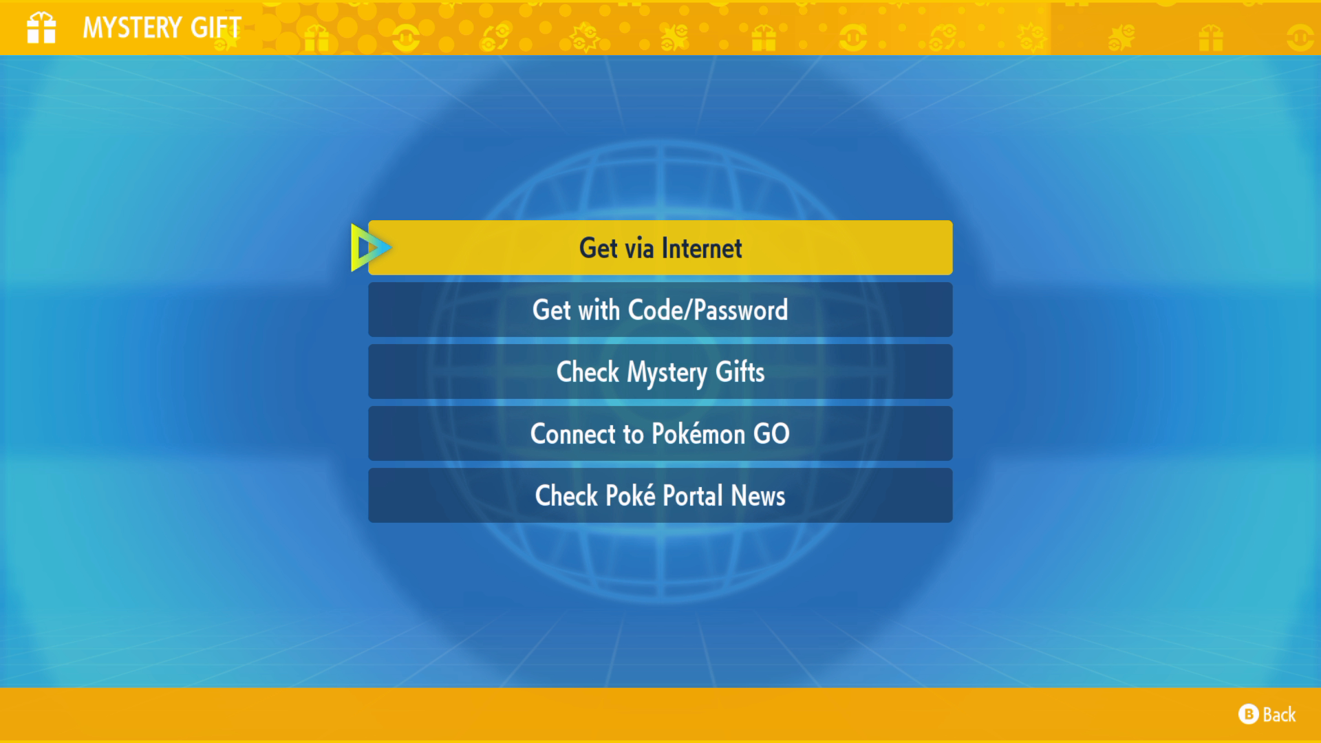 Get via Internet