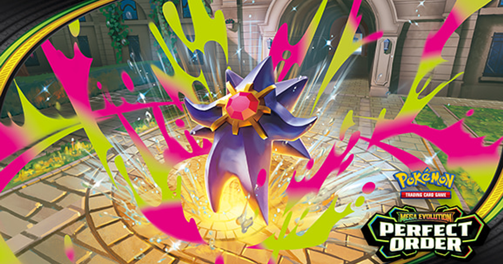 Pokémon TCG: Mega Evolution—Perfect Order key art