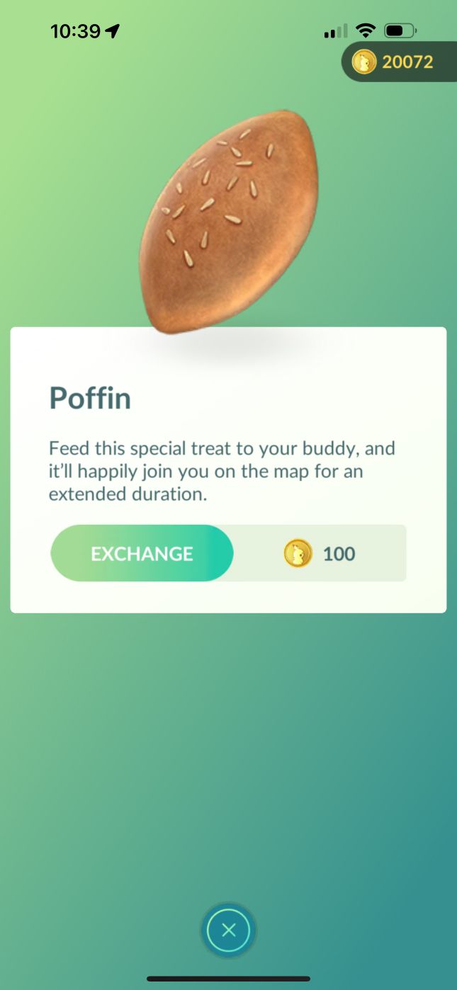 Poffin in the in-game Shop