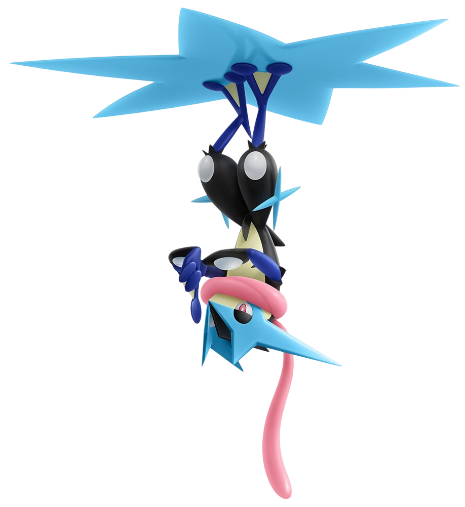 Mega Greninja Render with transparent background