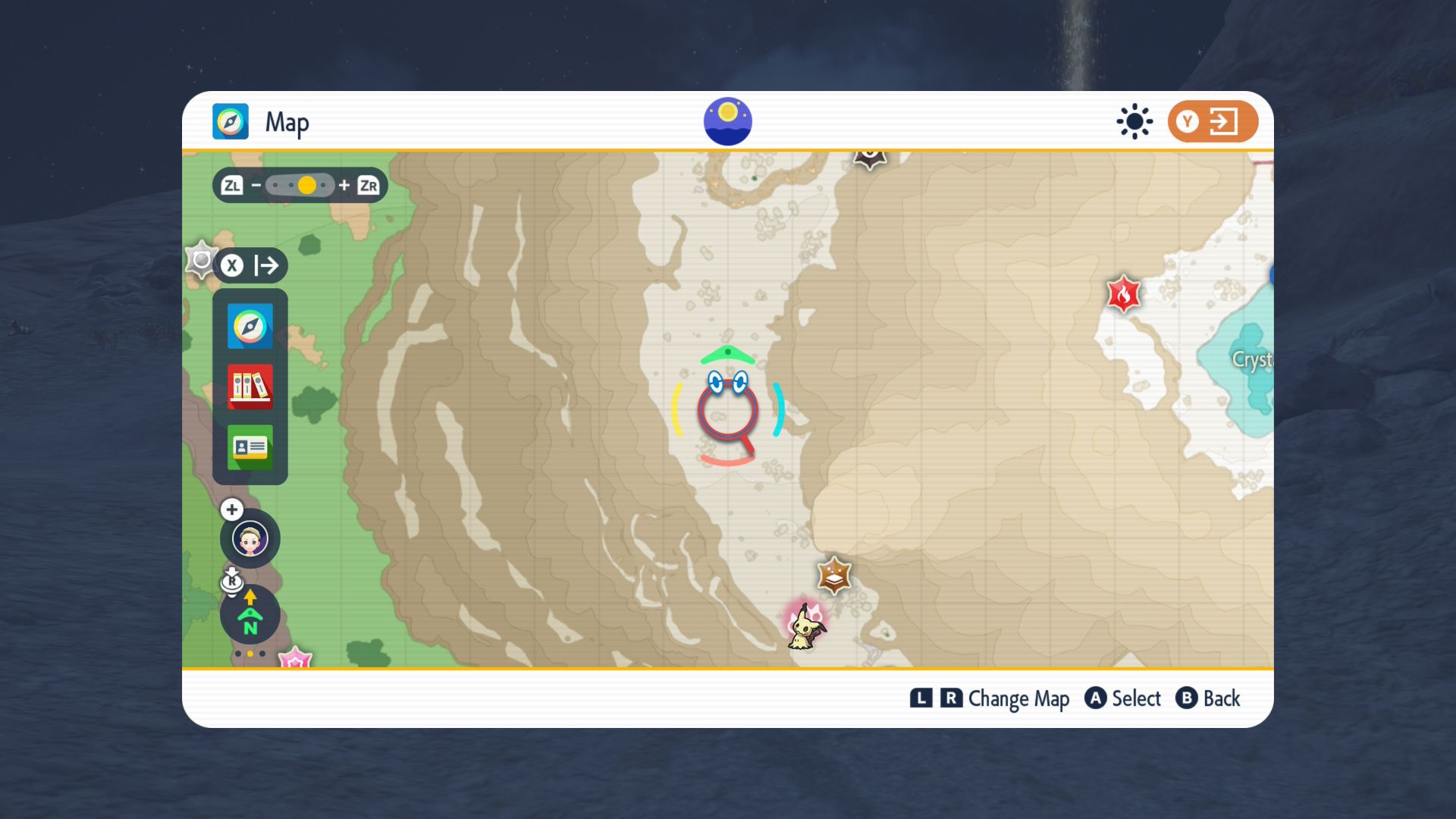 Map of Infernal Pass Path
