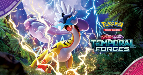 Pokémon TCG: Scarlet & Violet—Temporal Forces key art