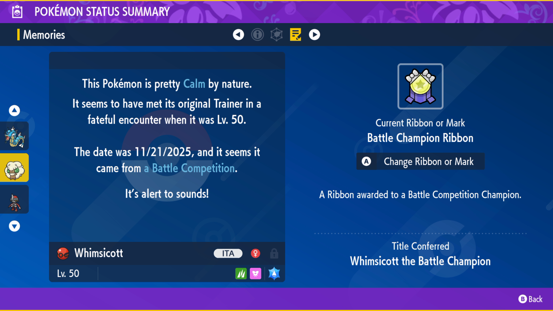 Summary Screen