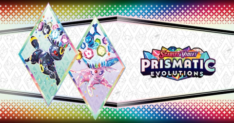 Pokémon TCG: Scarlet & Violet—Prismatic Evolutions key art
