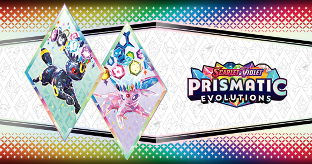 Pokémon TCG: Scarlet & Violet—Prismatic Evolutions key art