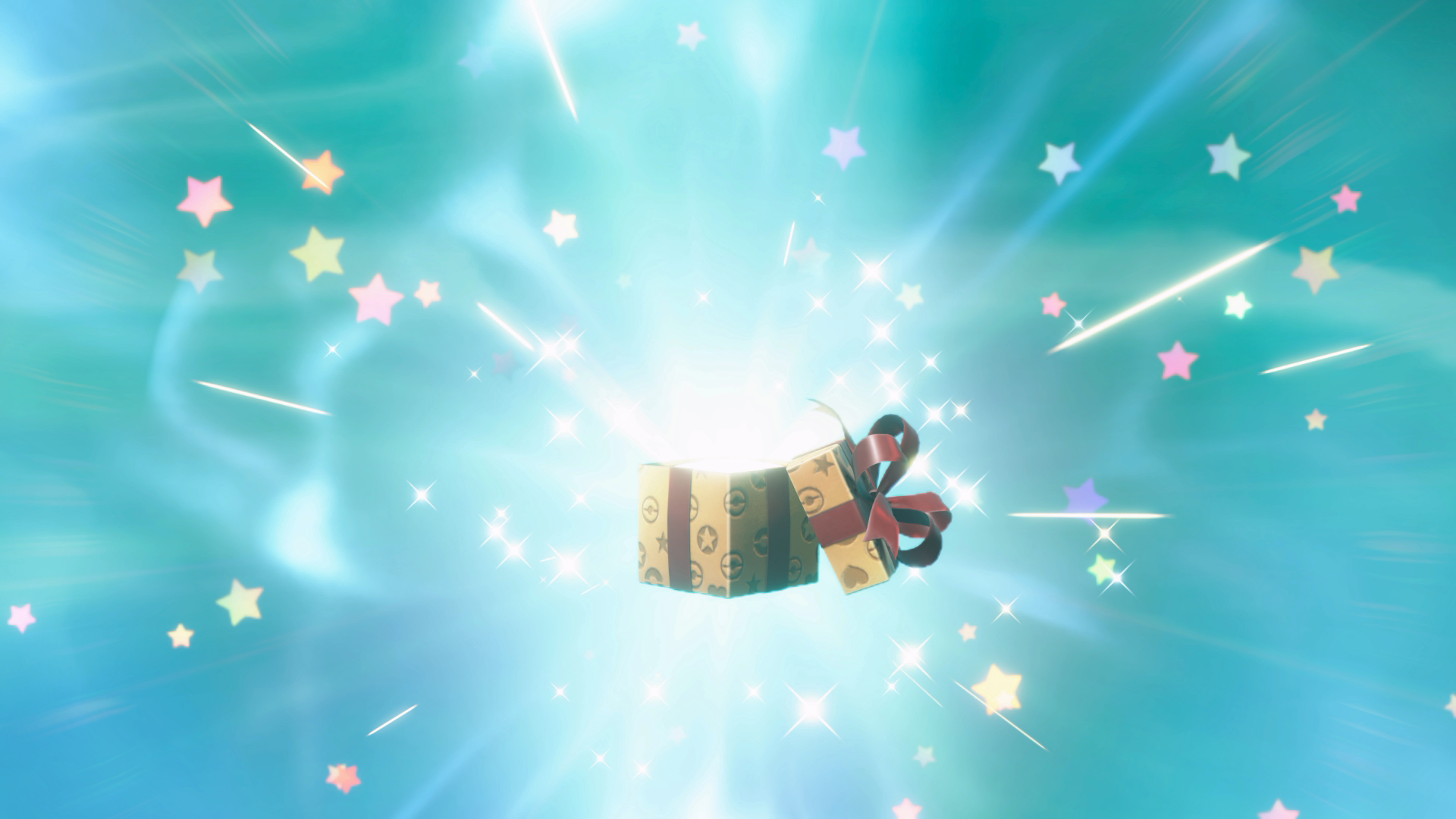 Gift arriving in game