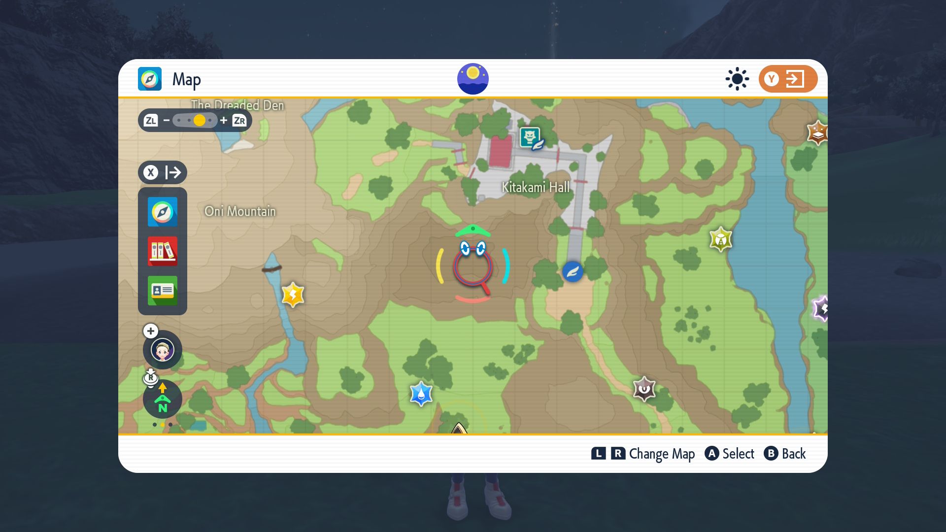 Map of Ravine in Norhtern part of Reveler's Road