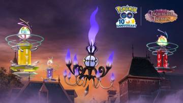 Chandelure Super Mega Raid Day event artwork — Pokémon GO