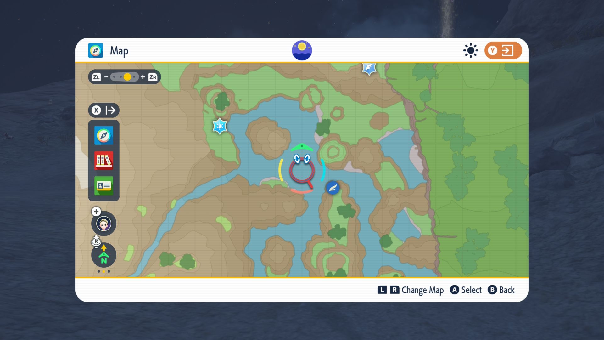 Map of water in Fellhorn Gorge